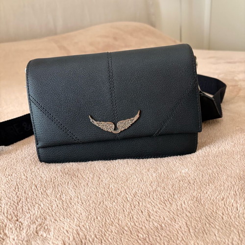 Zadig & Voltaire crossbody bag like new, black