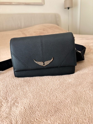 Zadig & Voltaire crossbody bag like new, black