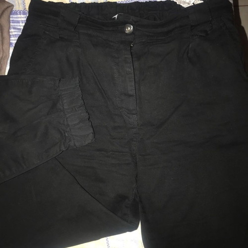 Bershka pants used, size M with elastic hem
