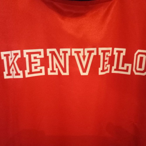 Kenvelo Vintage Football Jersey No 10 XL red like new