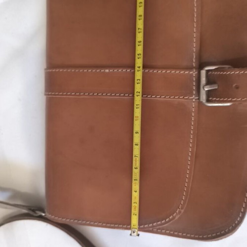 Leather crossbody bag like new, handmade