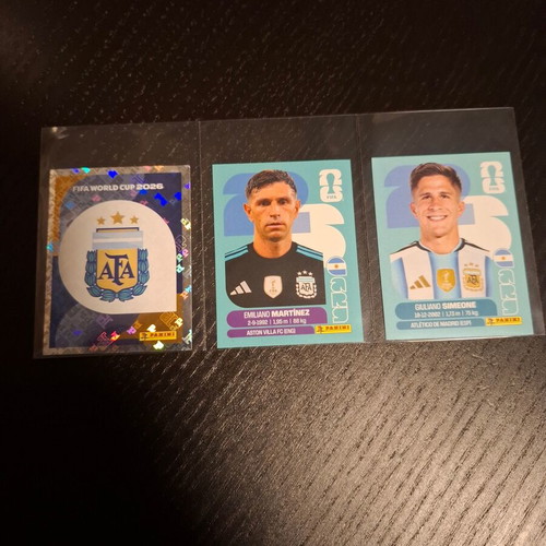 Αυτοκόλλητα Argentina Emblem και Παίκτες FIFA World Cup 2026 καινούργια