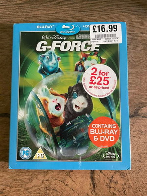 G-Force Blu-ray new with original slipcover