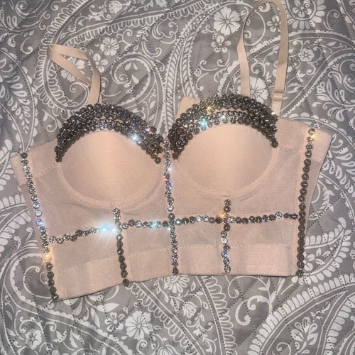 Sexy nude corset Gold Glow new, size S