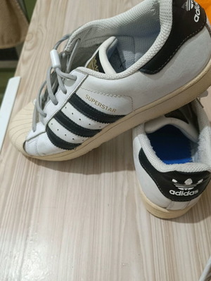 Adidas Superstar μεταχειρισμένα αθλητικά παπούτσια, μέγεθος 37.5, άσπρα