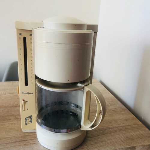 Moulinex Heliora filter coffee maker vintage, used with glass carafe