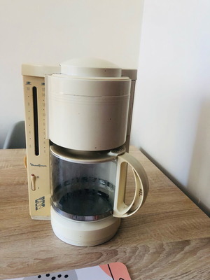 Moulinex Heliora filter coffee maker vintage, used with glass carafe