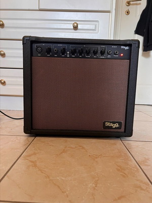Ενισχυτής ακουστικής κιθάρας Stagg 20W με spring reverb σαν καινούργιος