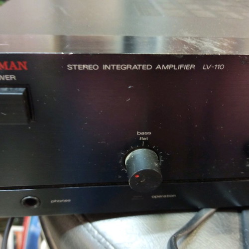 Luxman LV110 amplifier used