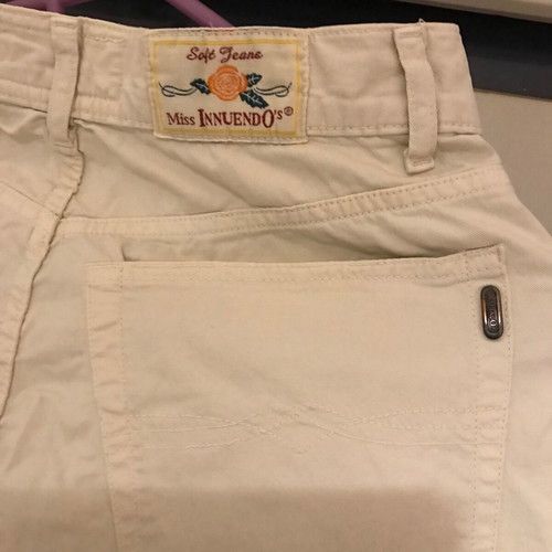Miss Innuendo Soft Jeans vintage pants like new, white beige
