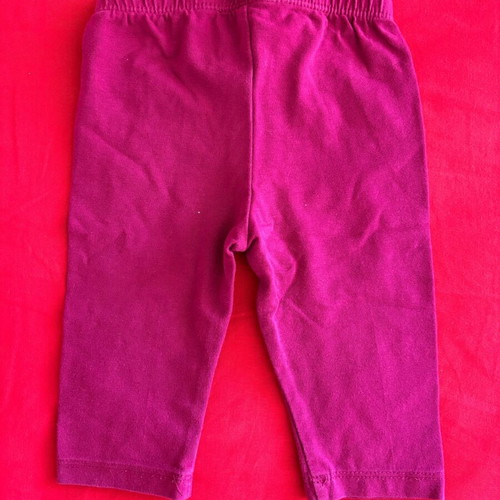 Monsoon leggings for 3-6 months baby burgundy like new