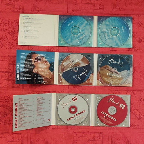 Island double CD set like new, 3 vintage electronic compilations