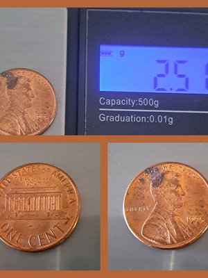 One Cent USA 1995 used