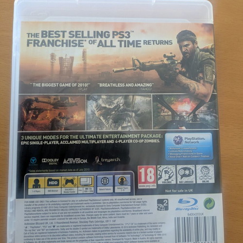 Call of Duty Black Ops PS3 used