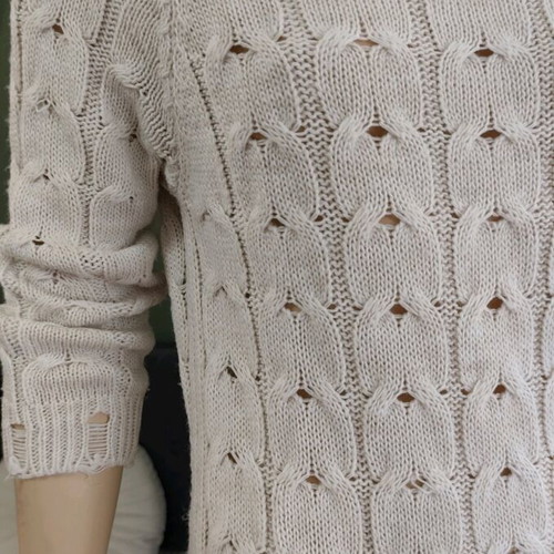 Knitted midi dress like new, beige, Casual Attitude, size L