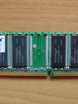 Nanya DDR 256MB PC2700 RAM memory like new for desktop computer