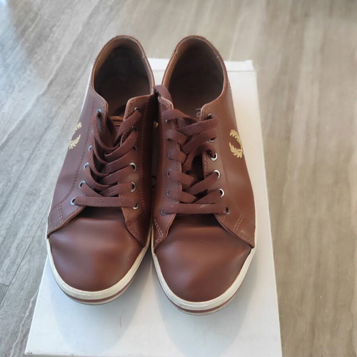 Fred Perry leather casual shoes used, size 40, brown