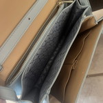 Axel small shoulder bag, blue with unique clasp
