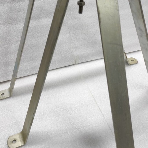 Large galvanized base for mast mounting new