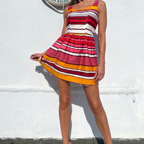 Rinascimento cocktail dress like new, size S, multicolored