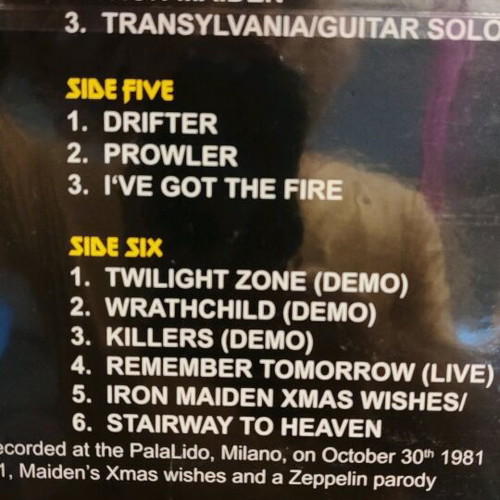 Iron Maiden Maiden Italy + Killers World Tour '81 boxset new 3LP