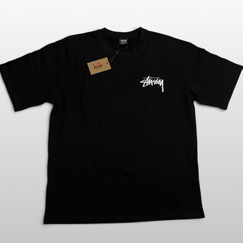 Stüssy Black Dice Graphic T-Shirt, Large