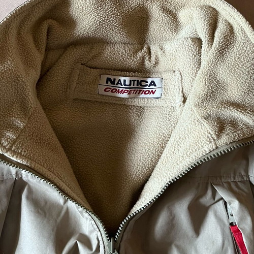 Nautica Competition Double Face beige, size L, like new