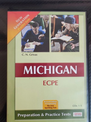Michigan ECPE CD set like new, 5 discs, exam listening material
