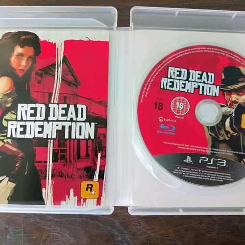 Red Dead Redemption PS3 like new with case, booklet and map