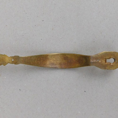 Handle with keyhole brass 17 cm length
