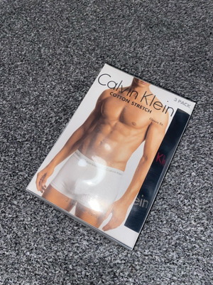 Calvin Klein μποξεράκια καινούργια, μέγεθος L, πακέτο 3 τεμαχίων, μαύρα