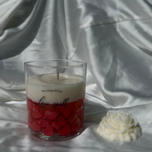 Love Spell soy candle new handmade