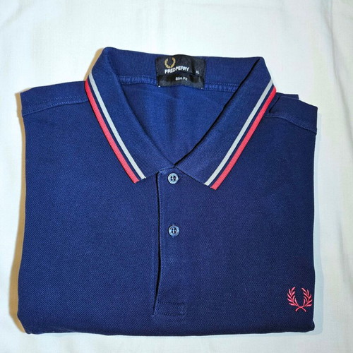 Fred Perry men's T-shirt blue size XL like new