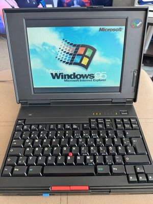 IBM ThinkPad 345C ρετρό φορητός υπολογιστής, σπάνιος, καλά διατηρημένος