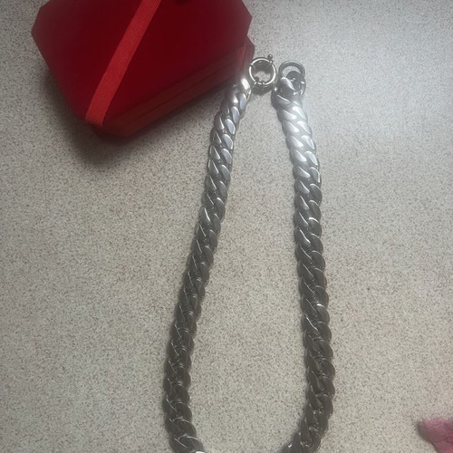 Cuban Link Chain Necklace 316L Stainless Steel 50cm New