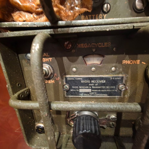 BC 1306 NOS B World War II US Army radio with matching power supply