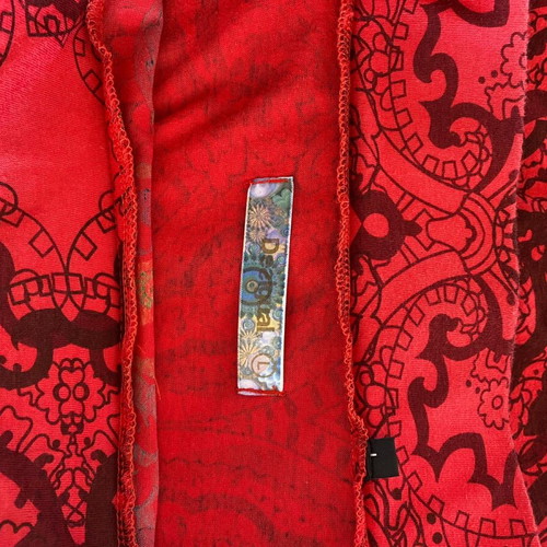 Desigual skirt A-line mid-length, like new, cotton, colorful