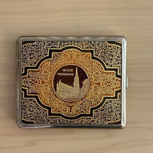 Vintage Austrian cigarette case 1970-1980