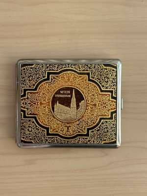 Vintage Austrian cigarette case 1970-1980