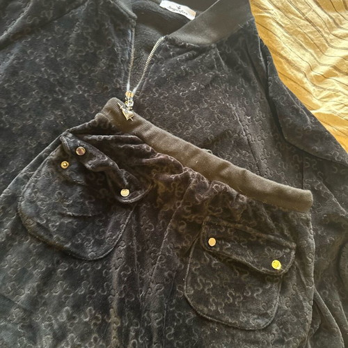 Sugarfree tracksuit set used, size small, black