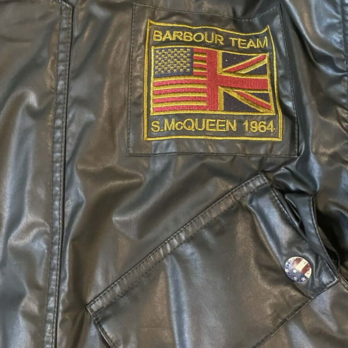 Barbour S.McQueen jacket like new, size M, black