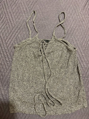 Gray Bershka top like new, size M