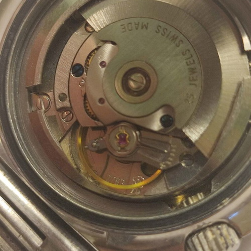 Rumanel Datostar Compressor Automatic Swiss Made watch used, blue dial