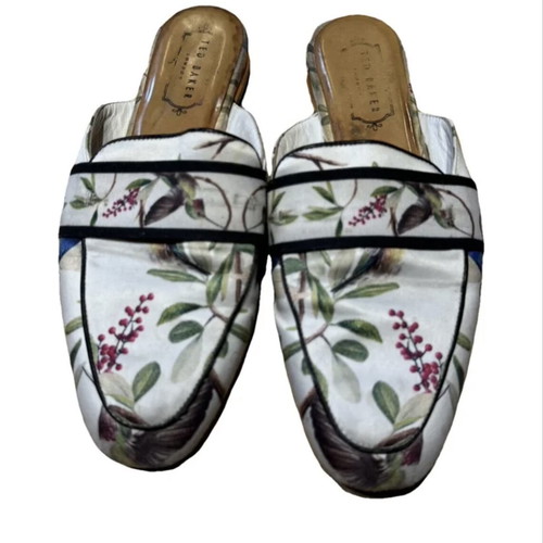 Ted Baker floral mules used, size 37