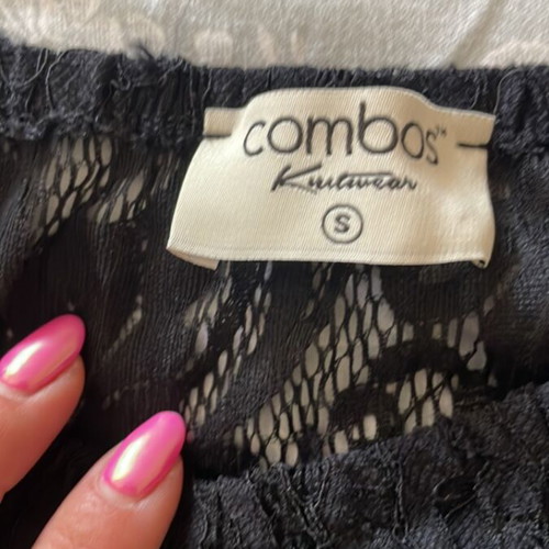 Combos skirt small black transparent new