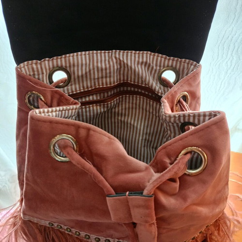Backpack like new, velvet pink shade