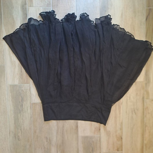 Silk skirt Zara brown size L like new