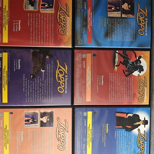 Zorro Adventures 6 DVD collection dubbed, used