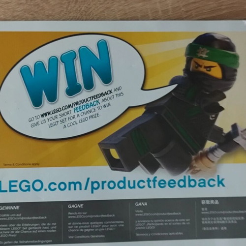 Lego Ninjago Jay Jet set like new with original figure, box and instructions