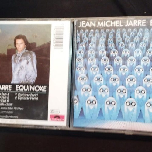 Jean Michel Jarre Equinoxe early press CD case used, no disc